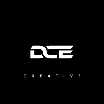DCE Letter Initial Logo Design Template Vector Illustration	
