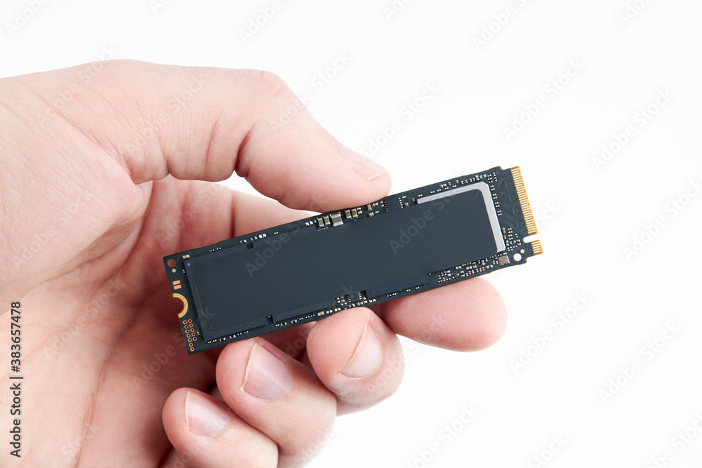 Aufkleber m2 fast solid state drive for data store at computer or laptop. hardware technology