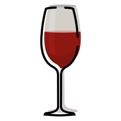 Isolated wine rosh hashana jewish sticker- Vector