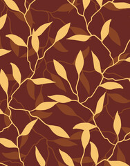 植物柄のパターン