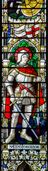 Saint George stain glass