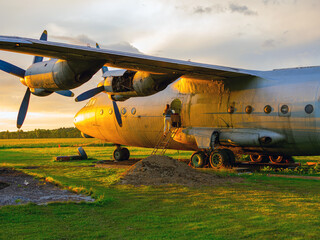 old military airplane