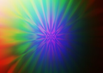 Fototapeta premium Dark Multicolor, Rainbow vector modern elegant template.