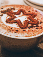 cake with coffee
