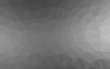Light Silver, Gray vector polygonal pattern.