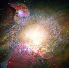 Science fiction space wallpaper. Elements of this image furnished by NASA