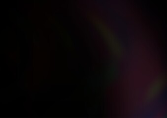 Dark Black vector blurred shine abstract pattern.