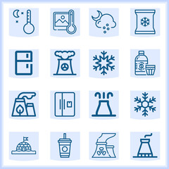 Freezing  related simple set. 16  lineal