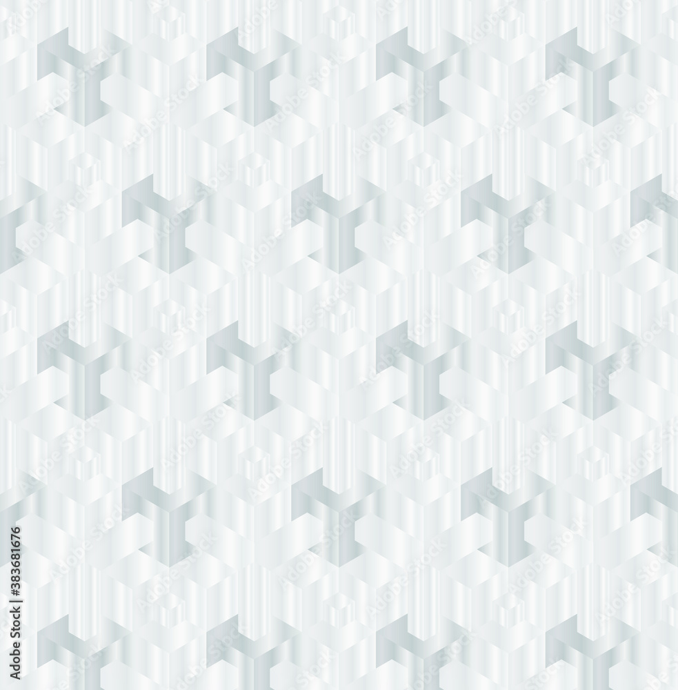 Poster abstract 3d white geometric background. white geometric texture. abstract geometric white and gray c