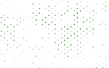 Light Green vector pattern with spheres.