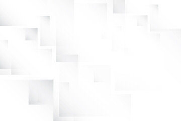 Obraz premium Abstract geometric white and gray color background. Vector, illustration. 