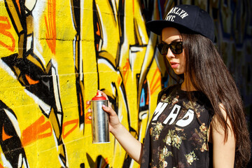 Beautiful girl on the street