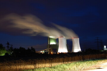industry at night