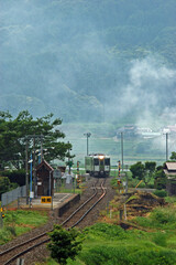 遠野・釜石線綾織駅