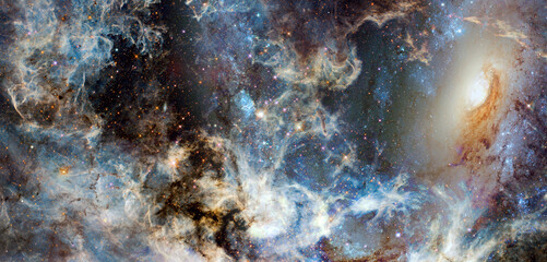 Science fiction space wallpaper. Elements of this image furnished by NASA