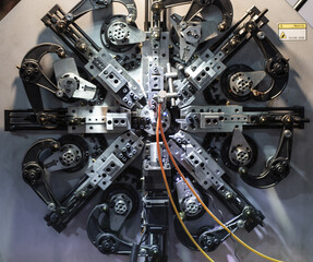 Spring coiling machine