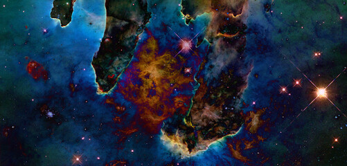 Obraz na płótnie Canvas Endless universe. Elements of this image furnished by NASA