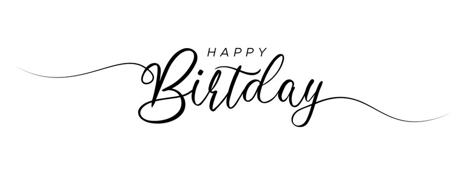 60,858 Best Happy Birthday Font Images, Stock Photos & Vectors | Adobe Stock
