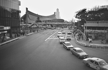 五輪橋と代々木競技場