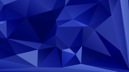 Obraz premium Abstract Blue Color Polygon Background Design, Abstract Geometric Origami Style With Gradient. Presentation,Website, Backdrop, Cover,Banner,Pattern Template