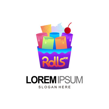 ice cream rolls logo