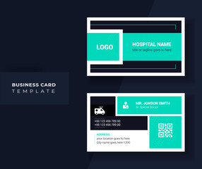 Clean & Creative Shape Business card template