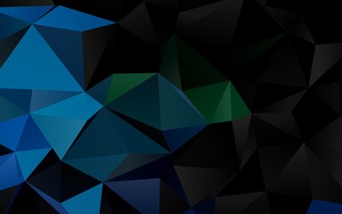 Light Blue, Green vector low poly layout.