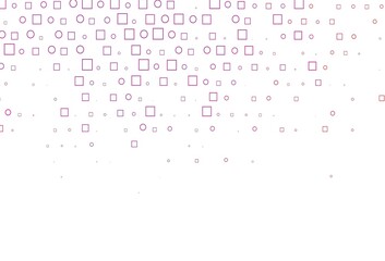 Light Purple, Pink vector layout with circle spots, cubes.
