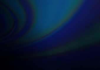 Dark BLUE vector bokeh and colorful pattern.