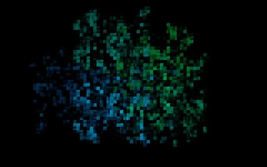 Dark Blue, Green vector template with crystals, rectangles.