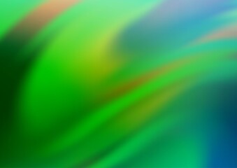 Obraz premium Light Green vector glossy abstract background.