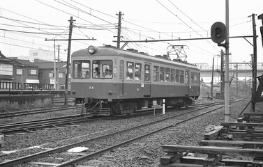 鉄道　私鉄・新潟交通　燕駅にて　モハ24形