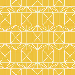 Hexagon art deco pattern background.