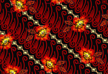 Indonesian batik motif, Batik is a technique of wax-resist dyeing applied to whole cloth, or cloth made using this technique originated from Indonesia