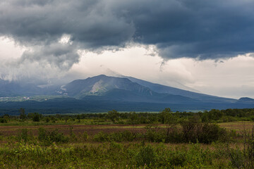 Obraz premium Kamchatka, skylight at the foot of the Koryaksky volcano