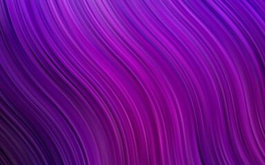 Dark Purple vector pattern with bubble shapes.