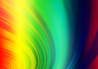 Light Multicolor, Rainbow vector blurred background.