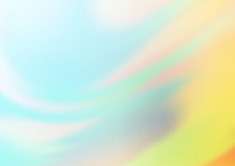 Light Blue, Yellow vector glossy bokeh pattern.