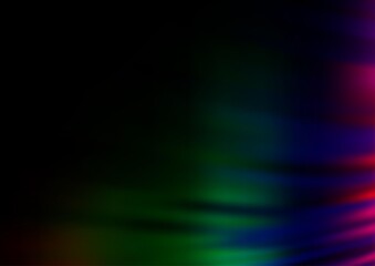 Dark Multicolor, Rainbow vector blurred and colored template.