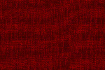 Red fabric cloth background texture. Red cloth background. Abstract realistic fabric background texture. Linen fabric crumpled texture. Texture of red christmas fabric. Fabric background for graphic d