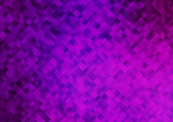 Light Purple vector template with crystals, rectangles.