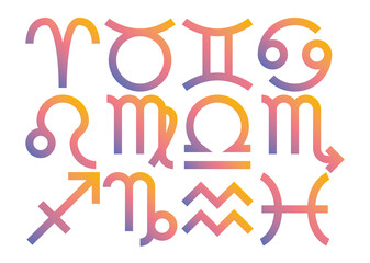 星座アイコン・ピクトグラム