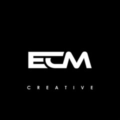 ECM Letter Initial Logo Design Template Vector Illustration	
