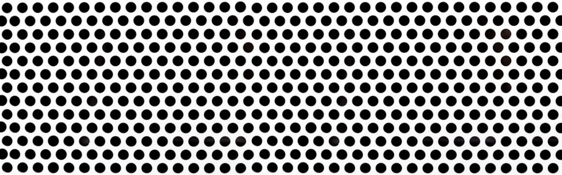 Panorama of White steel mesh screen pattern and seamless background