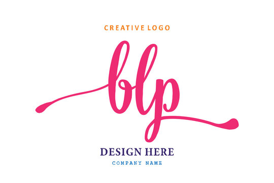 pharmacy logo composition of the letter BLP is simple, easy to understand and authoritative