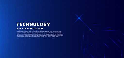 Technology background line data flow and glow light concept.