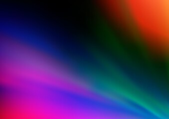 Dark Multicolor, Rainbow vector bokeh pattern.