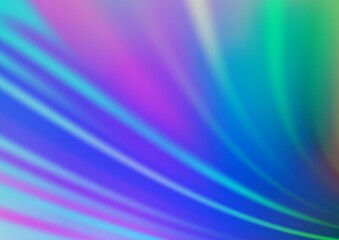 Light Multicolor, Rainbow vector glossy bokeh pattern.