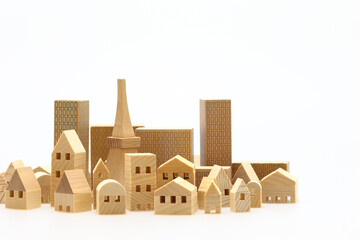 miniature buildings with miniature tokyo tower © takadahirohito