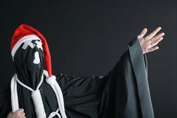 Black mime